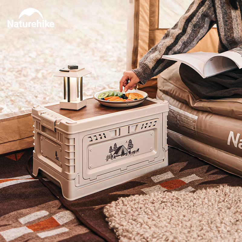 Naturehike Camping Box 60L Lar - Outdoor Camping Table With Storage ulasan dan harga