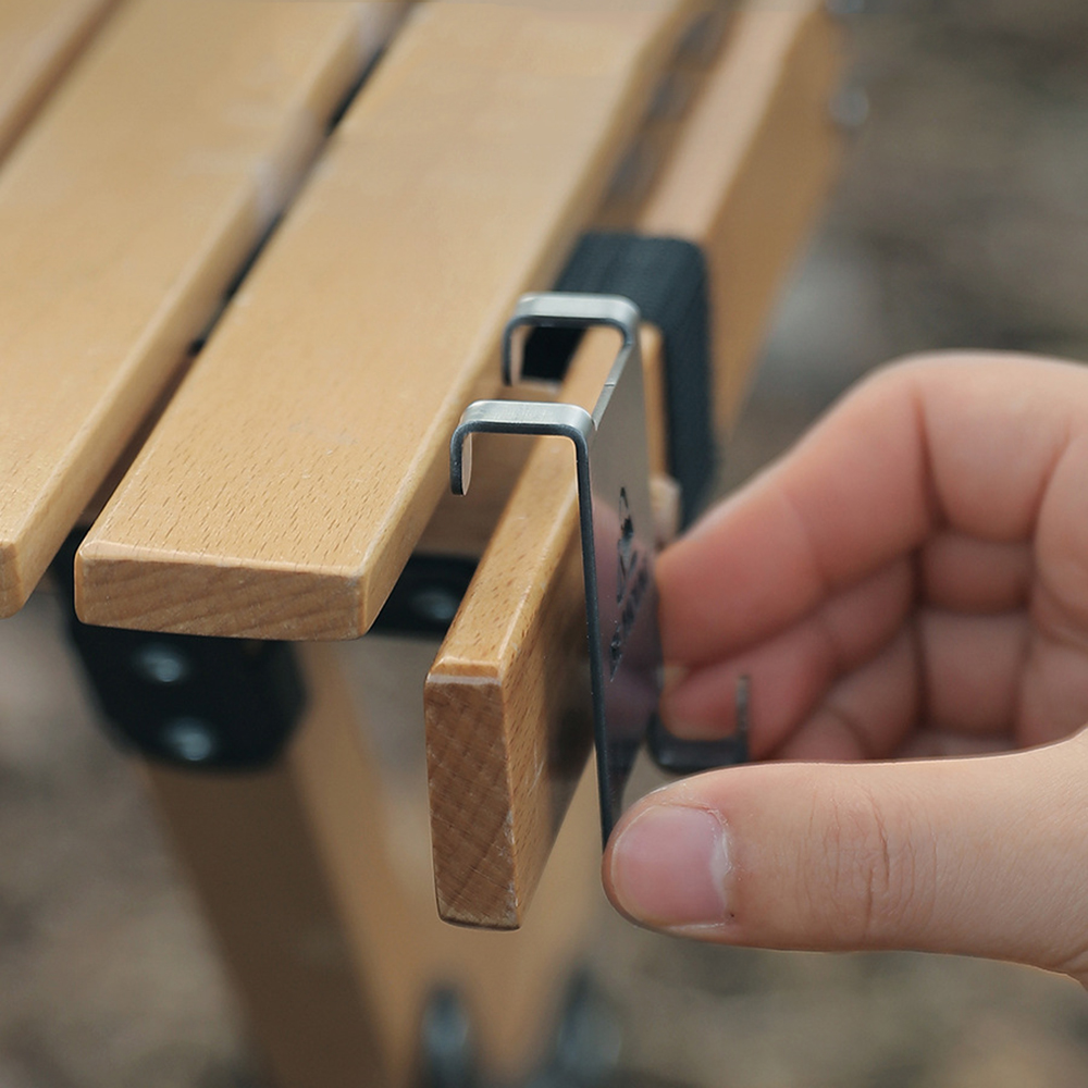 Hang Gas Canister Hook Camping - Outdoor Camping Table With Storage ulasan dan harga
