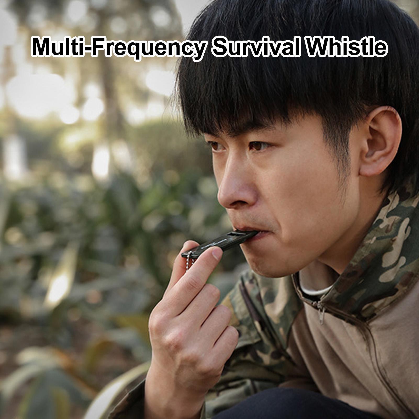 1PCS 3-Frequency Whistle High  - Outdoor Camping Essential Gear ulasan dan harga