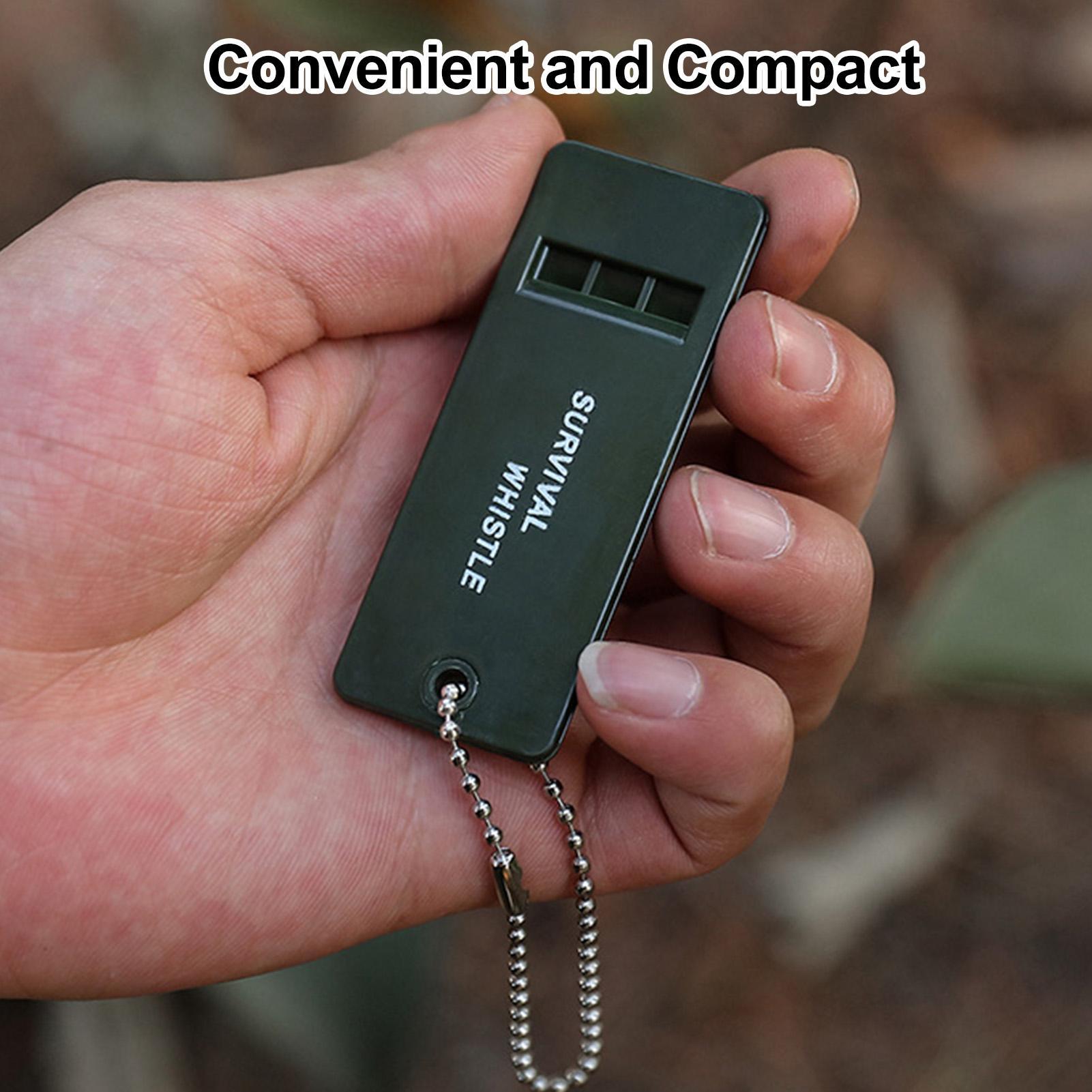1PCS 3-Frequency Whistle High  - Outdoor Camping Essential Gear ulasan dan harga