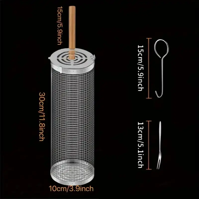 Stainless Steel BBQ Grill Bask - Outdoor Camping Bbq ulasan dan harga