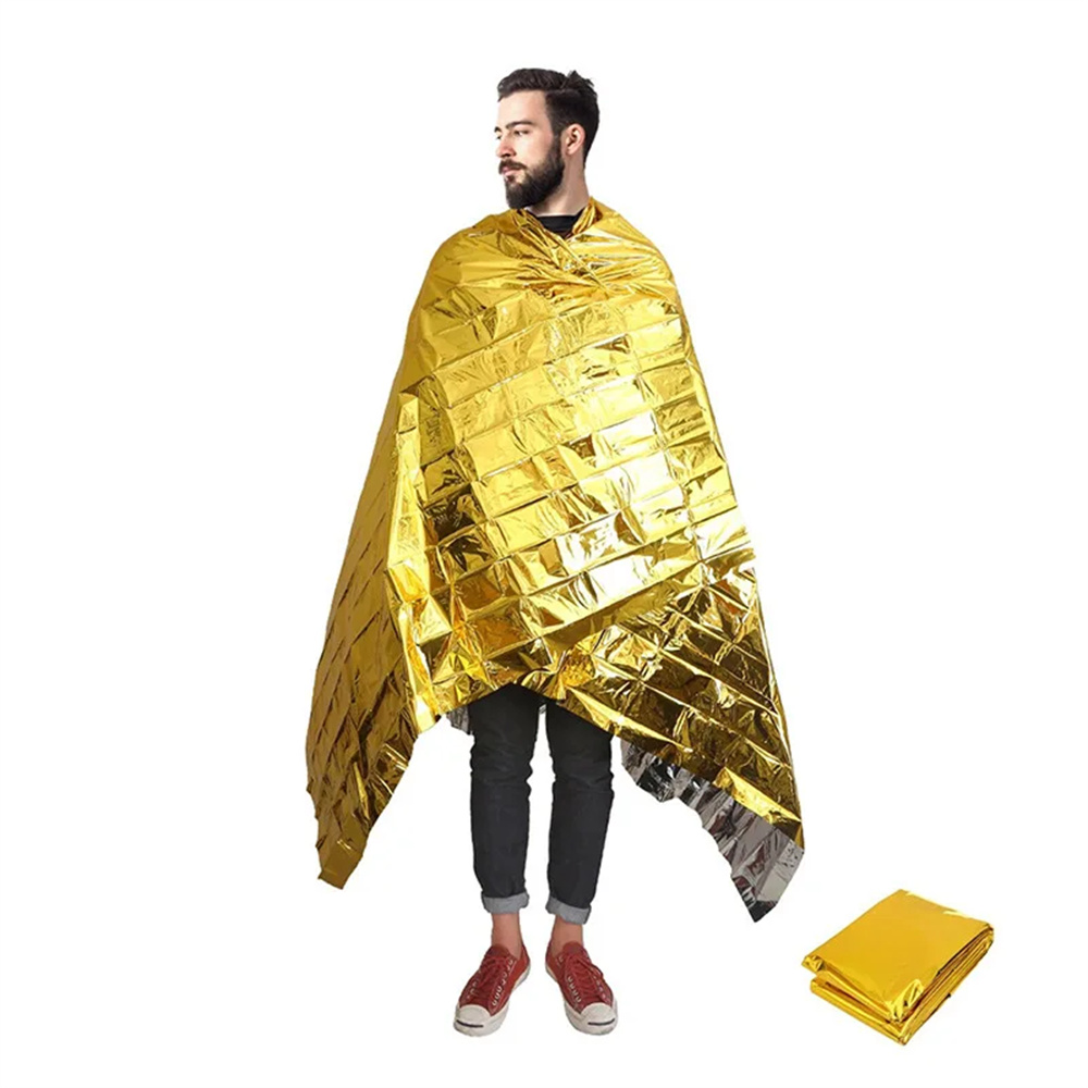 5Pcs Emergency Thermal Blanket - Outdoor Camping Mat Waterproof ulasan dan harga