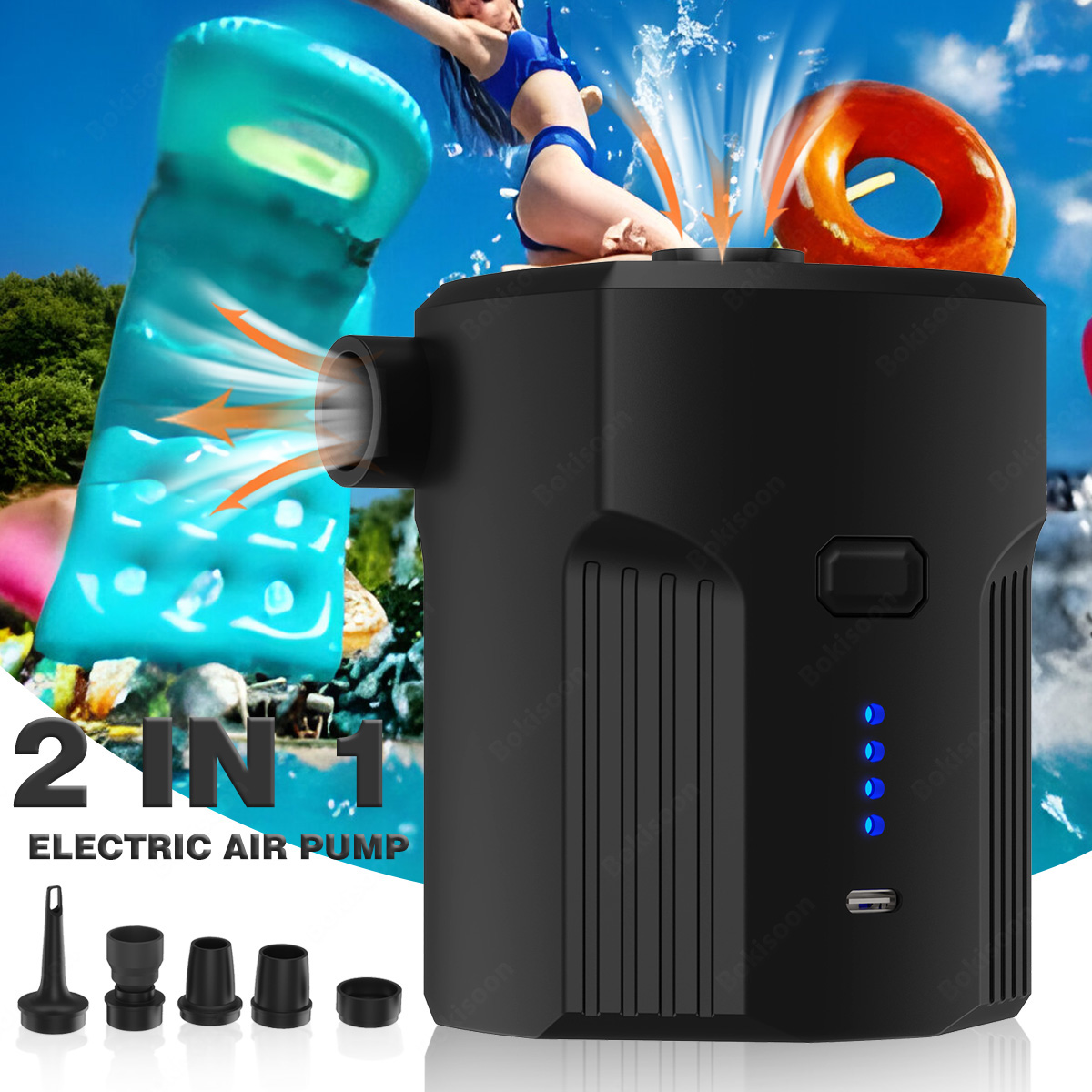 Portable Electric Air Pump for - Outdoor Camping Cot ulasan dan harga