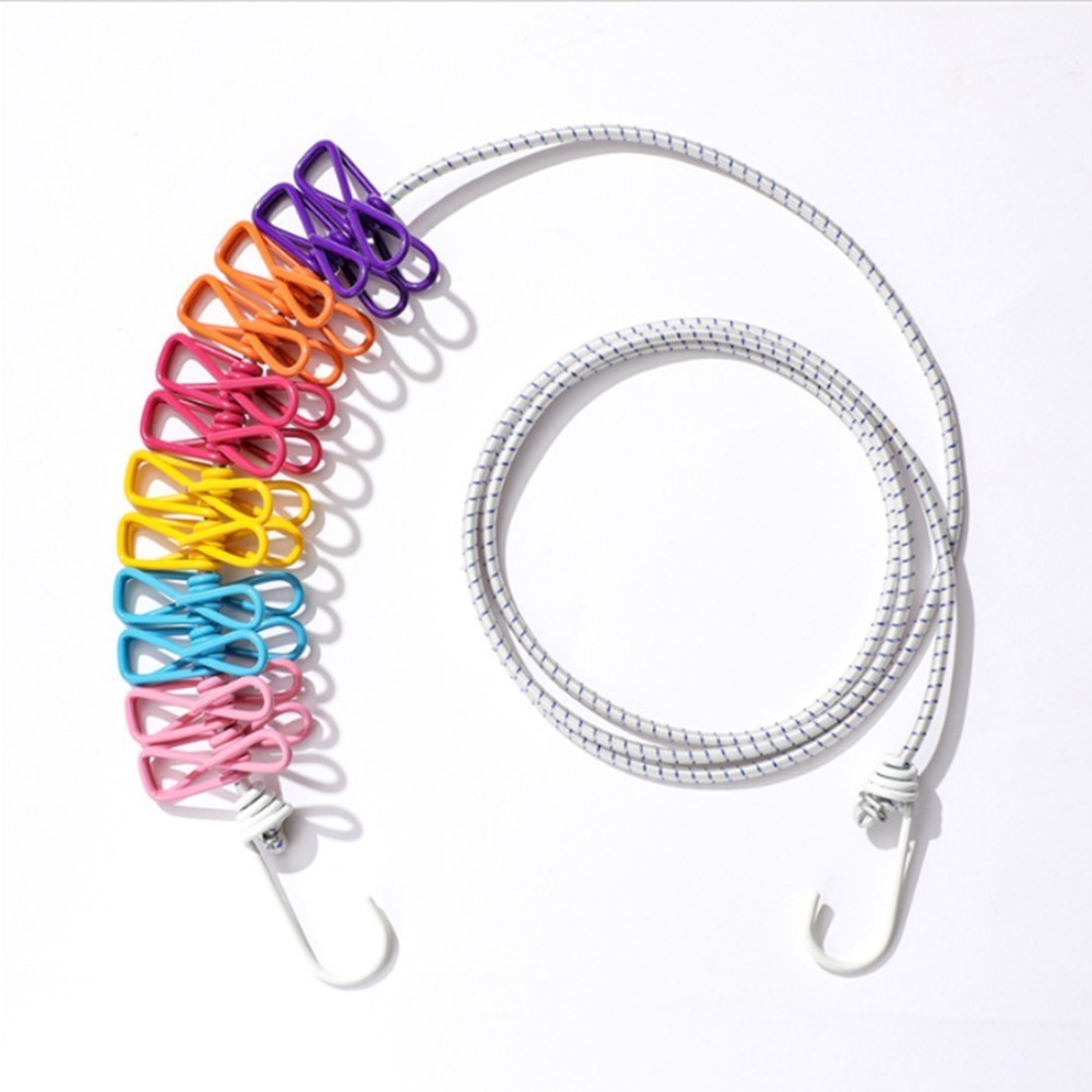 Retractable Portable Clothesli - Camping Outdoor Clothing ulasan dan harga