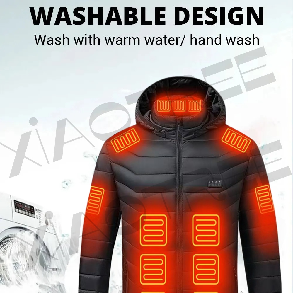 28 Areas Men Women's Heating J - Camping Outdoor Clothing ulasan dan harga