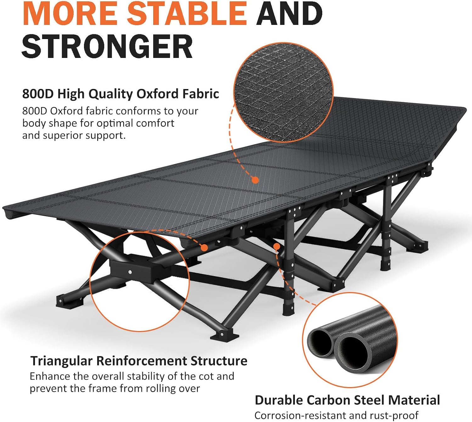 Camping Cot For Adults With Cu - Outdoor Camping Cot ulasan dan harga