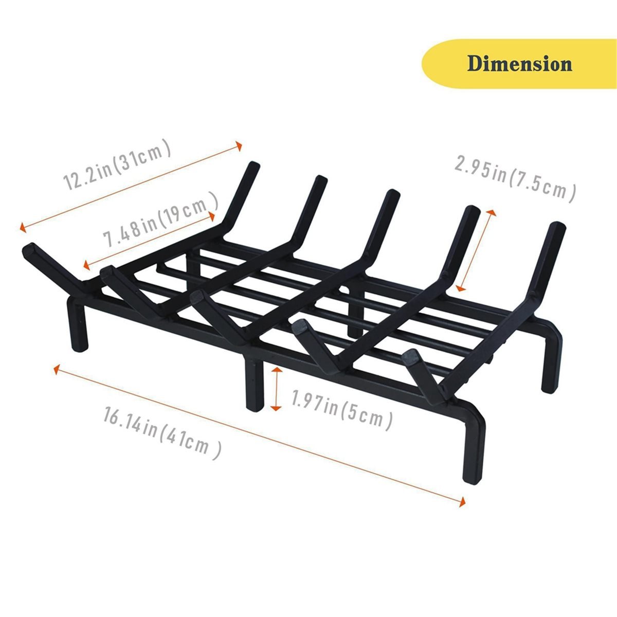 NEW Fireplace Log Grate - Fire - Outdoor Camping Fireplace ulasan dan harga