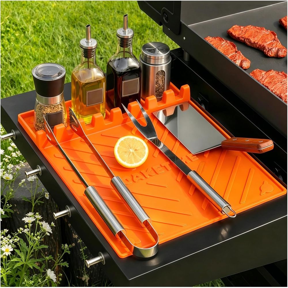 Silicone Grill Mats or Griddle - Outdoor Camping Bbq ulasan dan harga