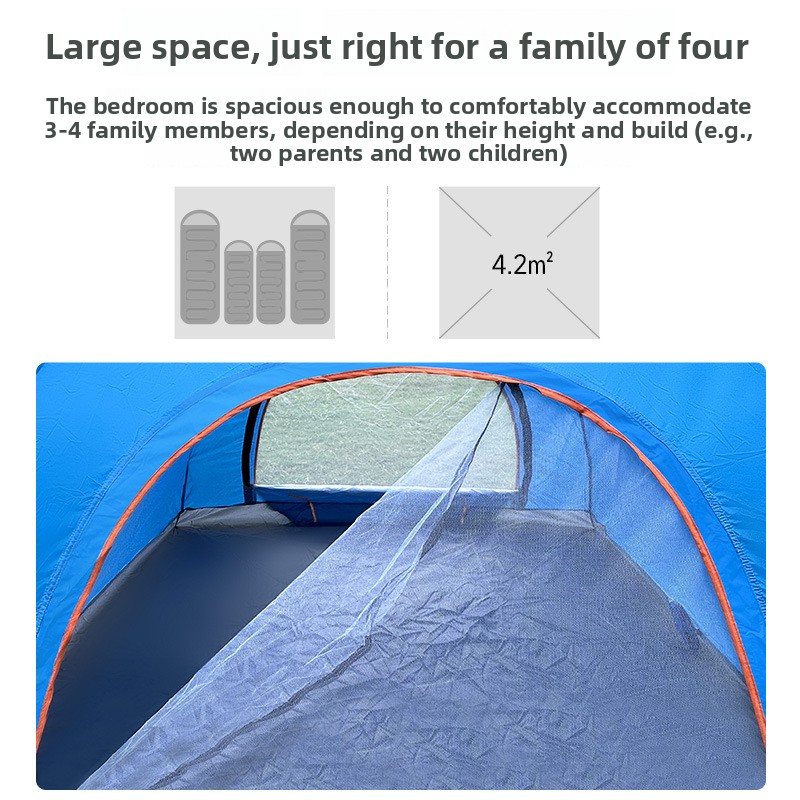 Tent Outdoor Camping Double Qu - Camping Quad ulasan dan harga