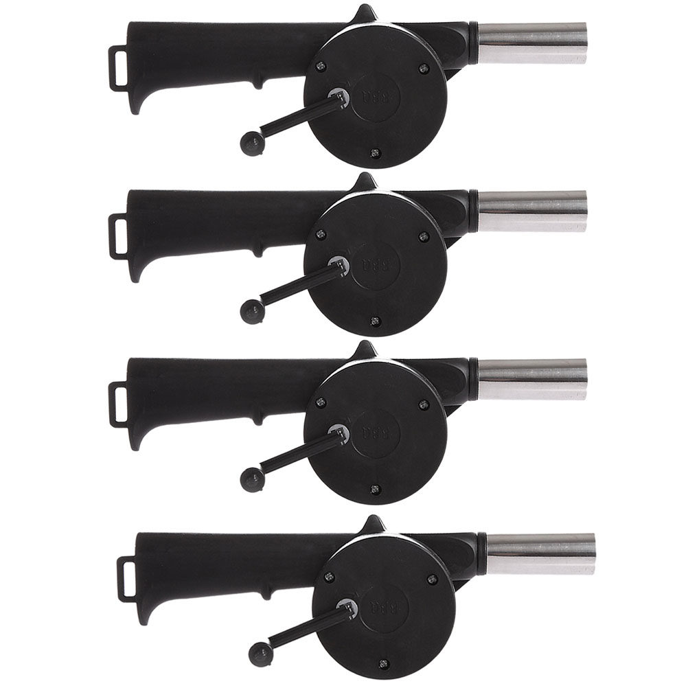 4Pcs Hand Crank Barbecue Fan B - Outdoor Camping Fireplace ulasan dan harga