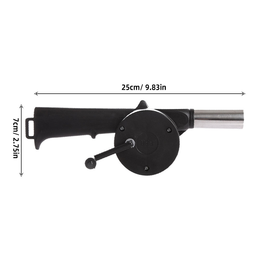 4Pcs Hand Crank Barbecue Fan B - Outdoor Camping Fireplace ulasan dan harga