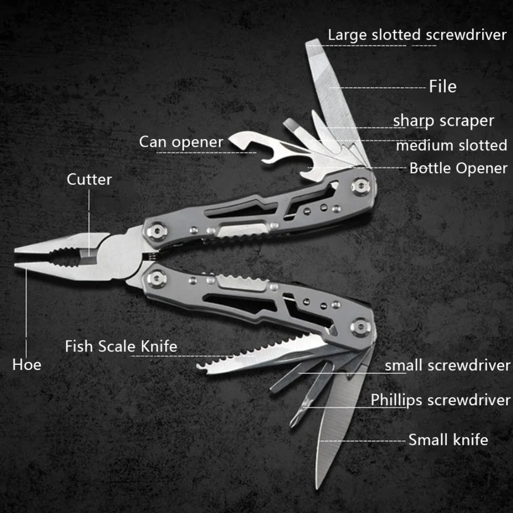 Camping Multitool Stainless St - Outdoor Camping Essential Gear ulasan dan harga