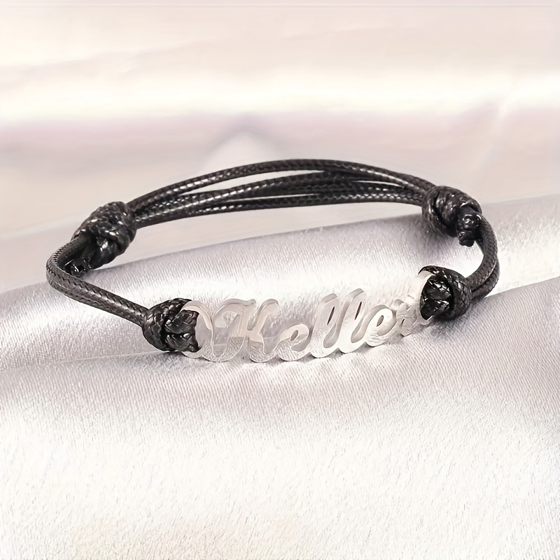Personalized Customized Name B - Paracord Bracelet ulasan dan harga