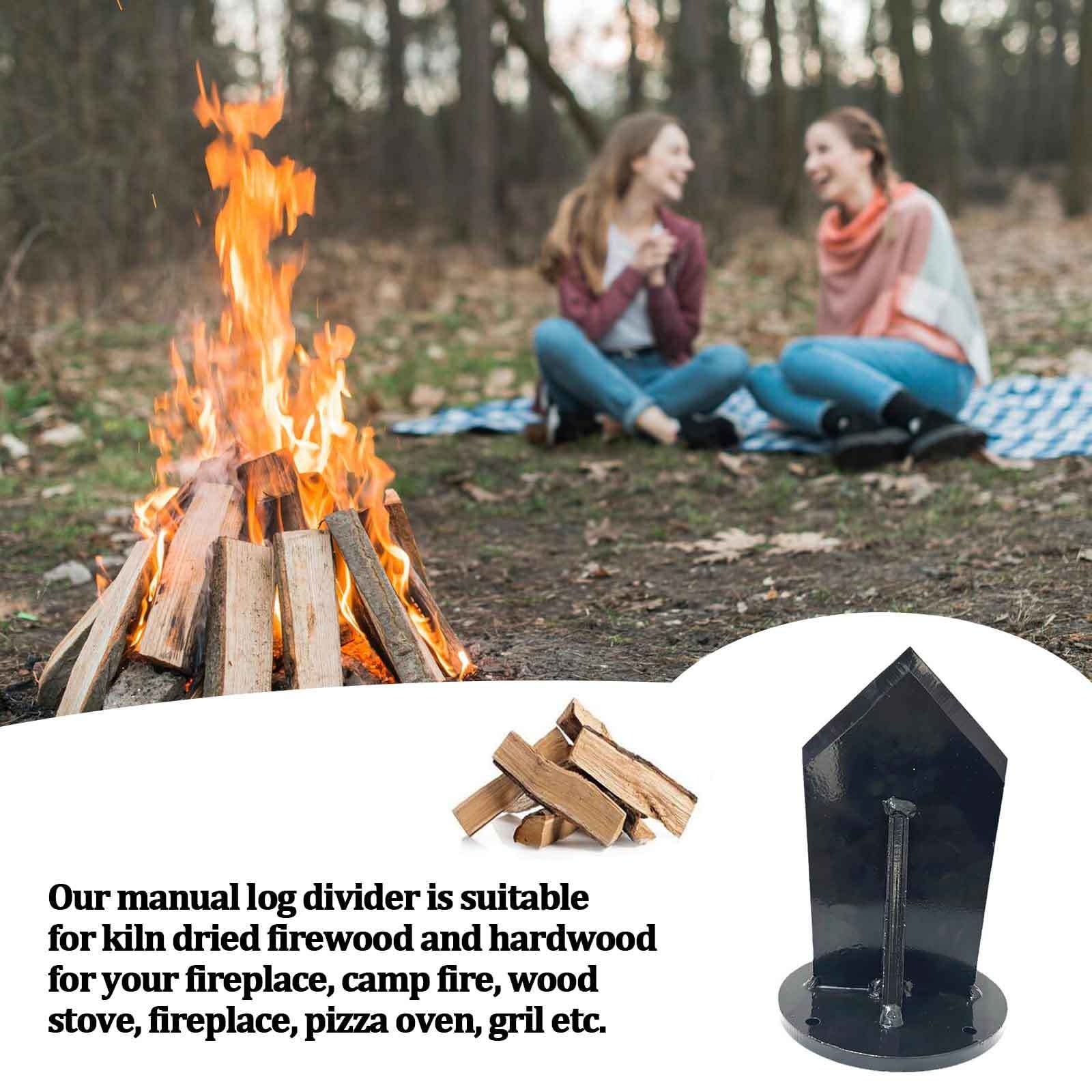 Carbon Steel Vertical Firewood - Outdoor Camping Fireplace ulasan dan harga