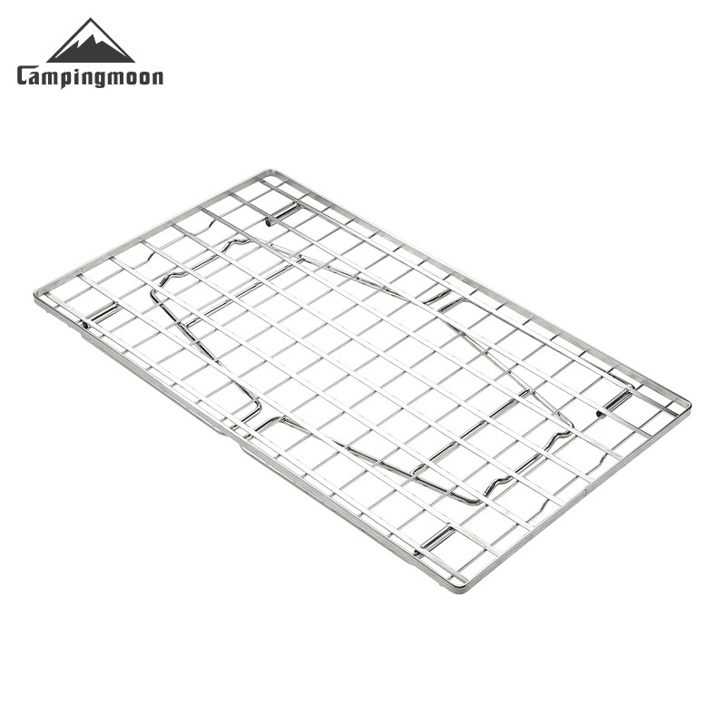 CAMPINGMOON Stainless Steel Li - Outdoor Camping Table With Storage ulasan dan harga