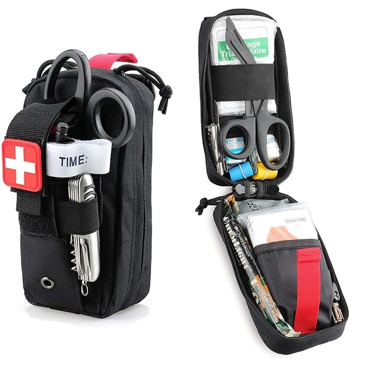 Tactical First Aid Kit Tourniq - Outdoor Camping Essential Gear ulasan dan harga