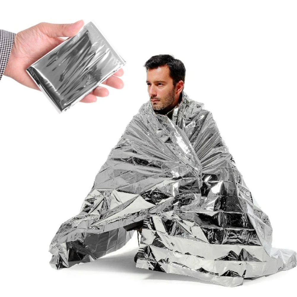 1-30PCS Emergency Blanket Outd - Outdoor Camping Mat Waterproof ulasan dan harga